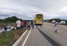 Casal morto na BR-101 era de Uberlândia (MG) e passava férias em Natal (RN)