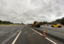 Concessionária inicia readequação da pista no km 77 da Freeway