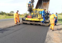 Obras na SP-284 mobilizam equipes no trecho de Assis a Martinópolis