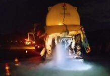 Colisão de ônibus em carreta deixa feridos na BR-040, em MG