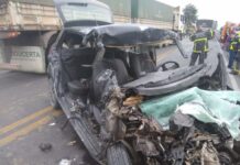 Grave acidente deixa quatro mortos na BR-280, em Araquari (SC)