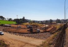 Obras de ampliação e restauração avançam na BR-163, em Santa Catarina