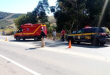 Criança morre atropelada por carro na BR-116, em Santa Rita de Minas (MG)