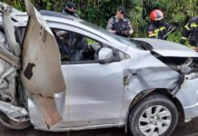 Colisão na BR-316 deixa carro partido ao meio e um morto, em Castanhal (PA)