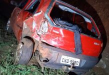 Acidente com dois carros deixa 11 feridos na BR-376, no PR