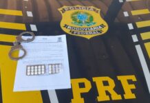 Caminhoneiro é multado por portar ‘rebites’ para consumo na BR-316