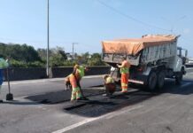 Concessionária realiza obras de conservação na BR-101, em Santa Catarina