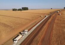 BR-364 passa por obras de restauração, em Mato Grosso