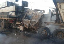 Acidente na SP-075, em Itu, provoca incêndio em carreta