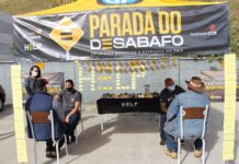 Parada do Desabafo e check-up são oferecidos aos caminhoneiros na SP-280