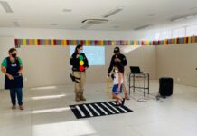 Crianças de 4 e 5 anos recebem aulas educativas da PRF no Piauí