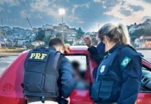 Mulher é salva graças à abordagem da PRF no pedágio da Fernão Dias
