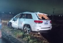 Capotamento na BR-153 mata mulher e deixa dois feridos, em Anápolis (GO)