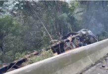 Caminhoneiro morre em capotamento na BR-376, em Guaratuba (PR)