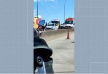 Pneu se solta e atinge motorista na 3ª Ponte, no Espírito Santo