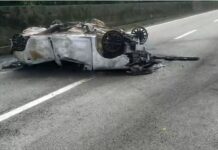 Motorista morre carbonizado na Via Anchieta, em Cubatão (SP)