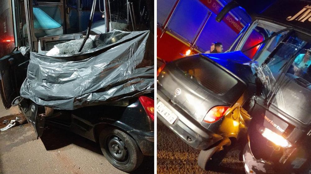 Acidente dupla sertaneja João Márcio e Fabiano BR369 Andira