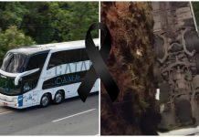 Ônibus da Catarinense sai da pista na BR-277, no PR, e deixa ao menos sete mortos