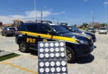 Polícia flagra caminhoneiro com 155 comprimidos de ‘rebite’ na BR-242, na Bahia