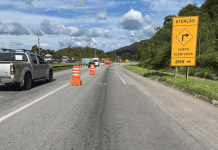 DER do PR inicia nova etapa da recuperação da BR-277 no Litoral nesta segunda (9)