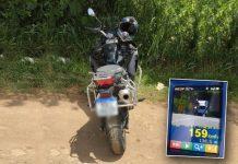 Motociclista flagrado a 159km/h em trecho de 80km/h já causou acidente que matou duas pessoas