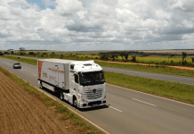 Carreta TSD com tecnologia iPAVe chega à capital federal