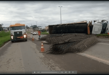 VÍDEO: BR-153 está parcialmente interditada, sentido Sul, em Goiás