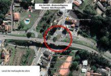 Trevo de São Roque, na Raposo Tavares (SP-270), passa por obras de melhorias