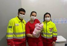 Após susto e desespero, Vitória Lorena nasce às margens da BR-153/GO e passa bem