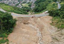 Concessionária realiza recuperação de talude na BR-101, em Angra dos Reis (RJ)
