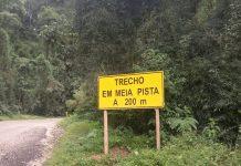 DER do Paraná libera meia pista da rodovia PR-092, em Doutor Ulysses
