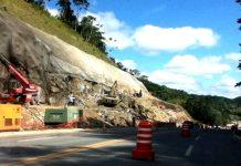 Rodovia dos Tamoios terá interdições na próxima semana para detonação de rochas