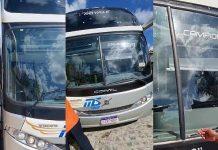 Ônibus da cantora Márcia Freire, ex-banda Cheiro de Amor, é atingido por 21 balas na BR-101/BA