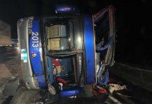 Morre a 5ª vítima de tombamento de ônibus na Régis Bittencourt (BR-116)