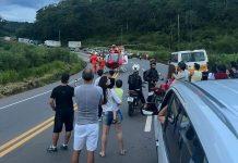 Três pessoas ficam feridas em acidente na BR-381, em Sabará (MG)