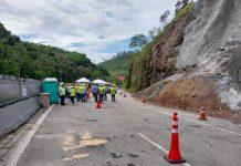Finalizada a 1ª etapa das obras de recuperação dos taludes da Tamoios (SP-099)