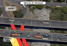 Avenida Dib Sauaia Neto, em Barueri (SP), terá desvio a partir deste domingo (28)