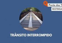 Ponte das Tunas, em Restinga Sêca (RS), terá tráfego interditado, nesta segunda (5)