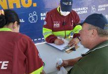 Campanha de conscientização na BR-101, em Santa Catarina, aborda doação de sangue
