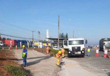 Obras de construção de vias marginais e pista expressa alteram o tráfego na Dutra (BR-116)
