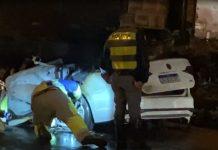 Colisão de carro em carreta na SP-304 deixa jovem morto, em Piracicaba (SP)