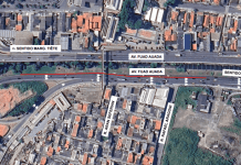 Obras na Castello Branco alteram o tráfego na Av. Fuad Auada, em Osasco (SP)