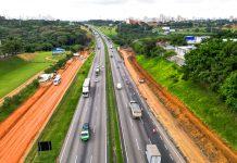 Obras na Via Dutra, em São José dos Campos (SP), devem ser concluídas em novembro