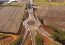 Obras de nova passarela na BR-369, em Bandeirante (PR), serão concluídas neste mês