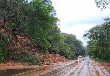 Chuvas provocam interdições em rodovias estaduais gaúchas, nesta quinta-feira (13)