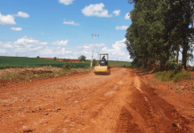 Estrada rural PR-553, entre Mamborê e Luiziana, no PR, terá investimento de R$ 7,2 milhões