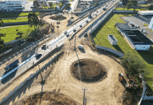 Obras de rotatórias e vias marginais avançam, em São José dos Pinhais (PR)