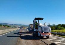 Trechos da BR-101, em Santa Catarina, recebem serviços de melhorias no pavimento