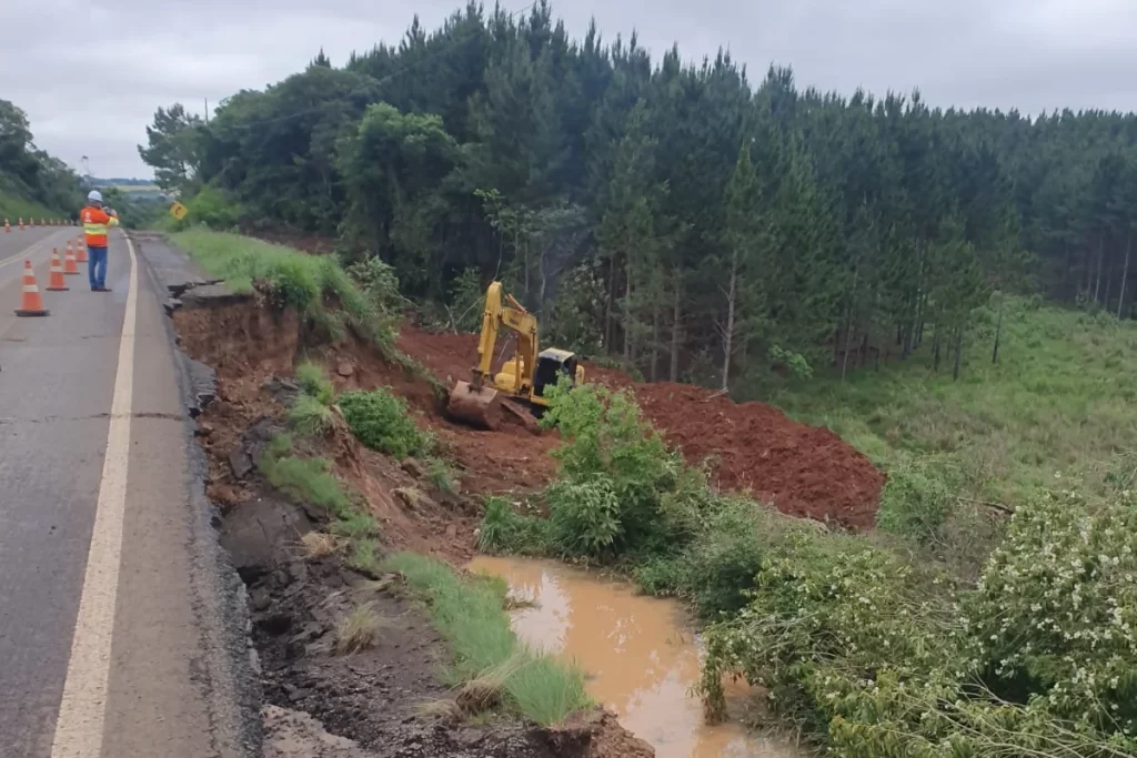 Iniciados os trabalhos de recuperação de rodovias de Guarapuava (PR)