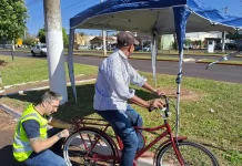 Concessionária promove ação para ciclistas e pedestres em Pontal, nesta segunda (27)